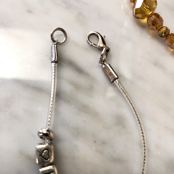 Lot of 5 Mixed Jewelry Gemstone Glass Bead KITTY Bracelets Stainless Steel Rings - Picture 9 of 10